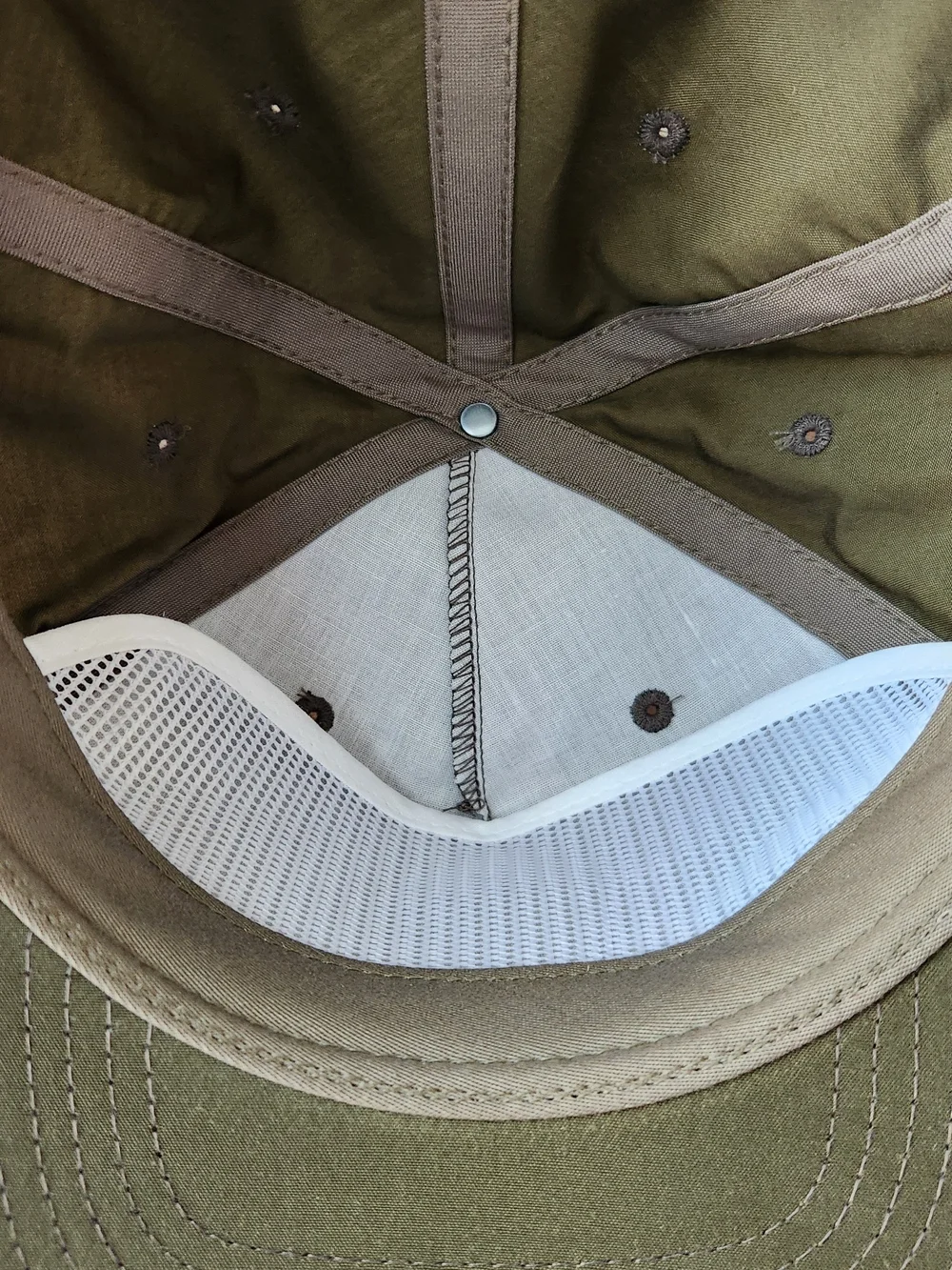 Sad Cowboys Club Olive Rope-Trim Cap